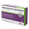 Фебуксостат Велфарм таблетки 80мг фото