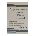 Дорипенем-Алвилс порошок для приготовления инъекционного раствора 500мг фото