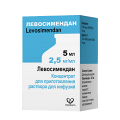 Левосимендан концентрат для приготовления инъекционного раствора 2,5мг/мл 5мл фото