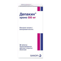 Депакин Хроно таблетки 500мг фото