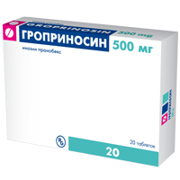 Гроприносин таблетки 500мг фото