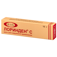 Лоринден С мазь 15г фото