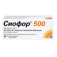 Сиофор 500 таблетки 500мг фото
