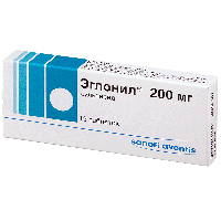 Эглонил таблетки 200мг фото