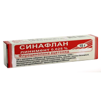 Синафлан линимент 0.025% 15г фото