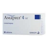 Амарил таблетки 4мг фото