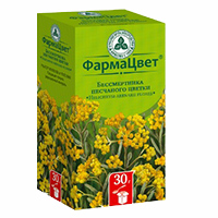 Бессмертника песчаного цветки сырье 30г фото