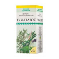 Туя-плюс гранулы гомеопатические 40г фото