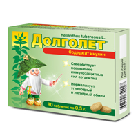 Долголет таблетки массой 0,5г фото