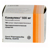 Конвулекс капсулы 500мг фото
