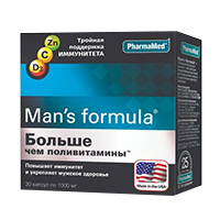 Mans formula "Больше чем поливитамины" капсулы 1000мг фото