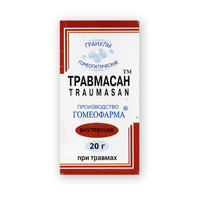 Травмасан гранулы гомеопат 20г фото