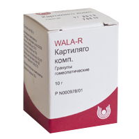 Картиляго комп. гранулы гомеопатические 10г фото