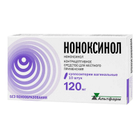 Ноноксинол суппозитории 120мг фото