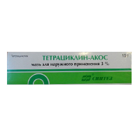 Тетрациклин-АКОС мазь 3% 15г фото