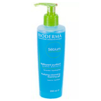 Bioderma "Sebium" гель очищающий 200мл фото