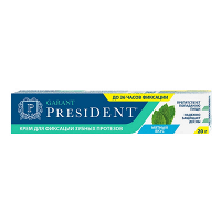 PresiDENT "Garant" крем для фиксации зубных протезов с мятным вкусом 20г фото