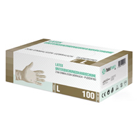 Перчатки латексные смотровые нестерильные размер S (пара) фото
