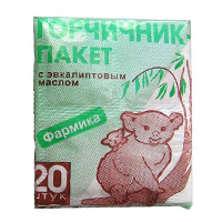 Горчичник "Фармика" с эвкалиптовым маслом пакет фото