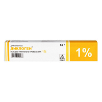 Диклоген гель 1% 50г фото
