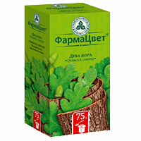 Дуба кора сырье 75г фото