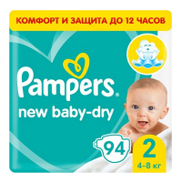 Pampers "New Baby-Dry" подгузники размер 2 фото