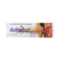 Феброфид гель 2,5% 30г фото