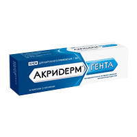 Акридерм ГЕНТА крем 0,05%+0,1% 15г фото