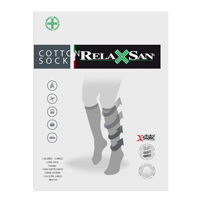 Гольфы "Relaxsan" "Cotton с хлопком и серебряной нитью" (арт. 830) 1 класс компрессии цвет черный размер M фото