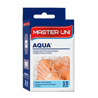 Master Uni пластырь Aqua водонепроницаемый набор (2 размера) фото
