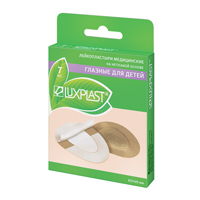 Лейкопластырь "Luxplast" на нетканой основе глазной для детей 48х60мм фото