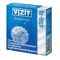 Vizit презерватив "Hi-tech" Sensitive сверхчувствительные фото