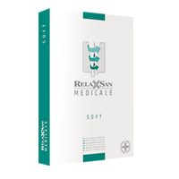 Чулки "Relaxsan" Medicale Soft на резинке (арт. M2170А) 2 класс компрессии (открытый носок) цвет черный размер 5 фото