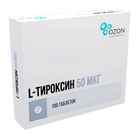 L-Тироксин таблетки 50мкг фото