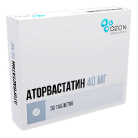 Аторвастатин таблетки 40мг фото