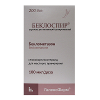 Беклоспир аэрозоль 100мкг/доза (200 доз) фото
