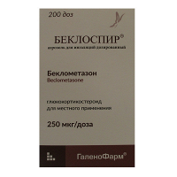 Беклоспир аэрозоль 250мкг/доза (200 доз) фото