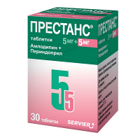 Престанс таблетки 5мг+5мг фото