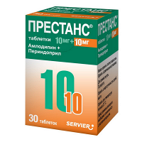 Престанс таблетки 10мг+10мг фото