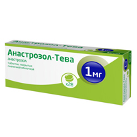 Анастрозол-Тева таблетки 1мг фото