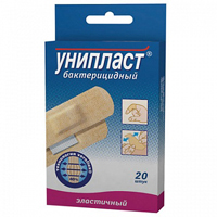 Лейкопластырь "Унипласт бактерицидный" эластичный" 1,9см х 7,2см фото