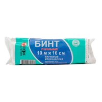 Бинт марлевый медицинский стерильный 10м х 16см фото