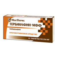 Тербинафин-МФФ таблетки 250мг фото