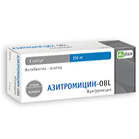 Азитромицин-OBL капсулы 250мг фото
