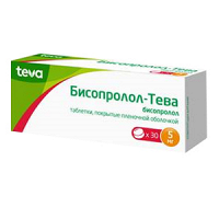 Бисопролол-Тева таблетки 5мг фото
