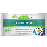 Мыло детское с экстрактом ромашки 90г "Мир Детства" (40413) фото