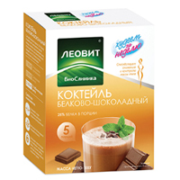 Леовит "Худеем за неделю" коктейль белково-шоколадный 40г фото