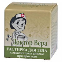 Доктор Вера растирка при простуде 45г фото
