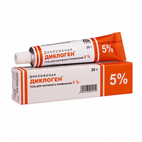 Диклоген гель 5% 30г фото