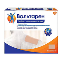 Вольтарен пластырь 15мг/сутки фото